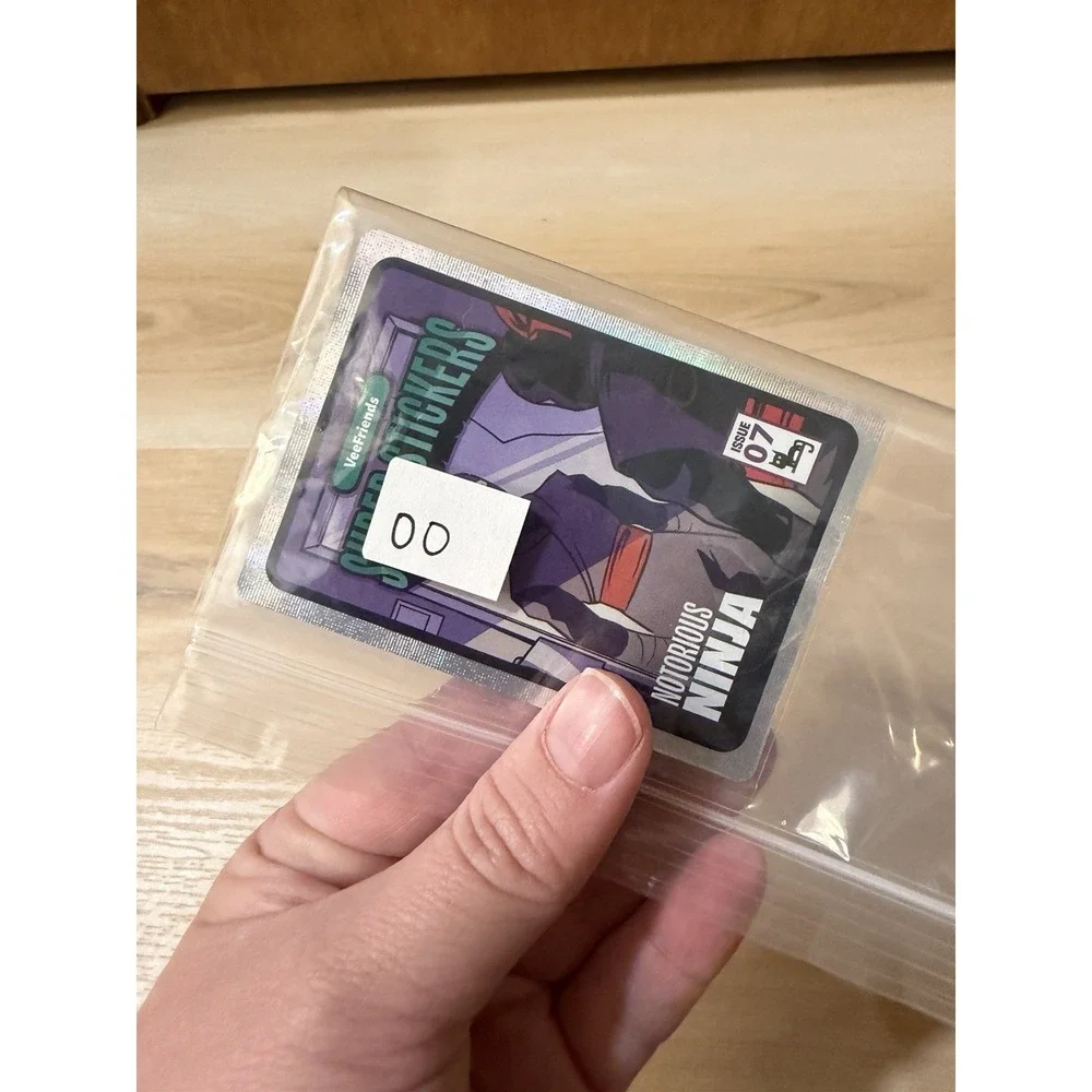 Notorious Ninja VeeFriends Spectacular Series Super Sticker Base Comic Insert OO